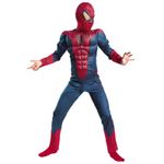 Jucarii, Copii si Bebe - Jucarii si jocuri - Jucarii de rol - Masti si costume copii - Set costum Avenge Spiderman cu muschi IdeallStore®, pentru 3-5 ani, rosu si masca plastic - Infinity.ro