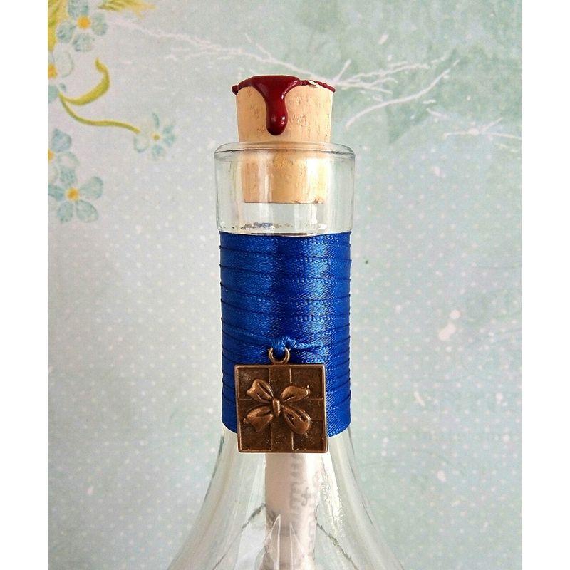 Market - Cadouri - Cadouri personalizate - Scrisoare cadou pentru sotie  - papirus in sticla (model 6) - Infinity.ro