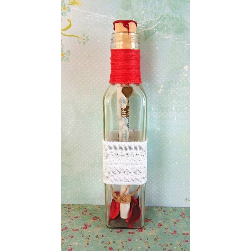 Market - Cadouri - Cadouri personalizate - Scrisoare cadou pentru mama - papirus in sticla (model 21) - Infinity.ro