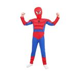 Jucarii, Copii si Bebe - Jucarii si jocuri - Jucarii de rol - Masti si costume copii - Set costum Ultimate Spiderman IdeallStore® pentru copii, 100% poliester, 95-110 cm, rosu, manusa discuri si masca LED - Infinity.ro