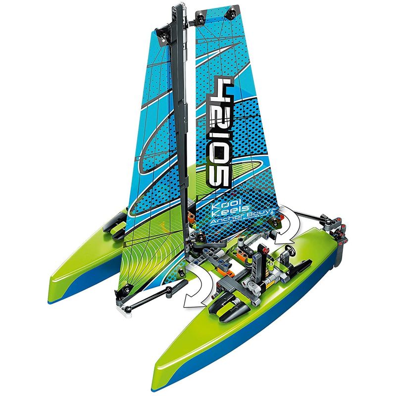 Jucarii, Copii si Bebe - Jucarii si jocuri - Seturi de constructie si cuburi - Seturi de constructie - LEGO Technic catamaran 42105 - Infinity.ro