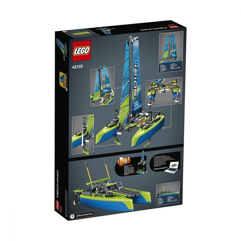 Jucarii, Copii si Bebe - Jucarii si jocuri - Seturi de constructie si cuburi - Seturi de constructie - LEGO Technic catamaran 42105 - Infinity.ro