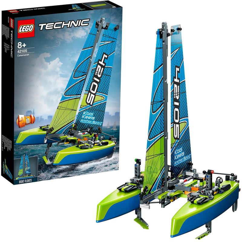 Jucarii, Copii si Bebe - Jucarii si jocuri - Seturi de constructie si cuburi - Seturi de constructie - LEGO Technic catamaran 42105 - Infinity.ro