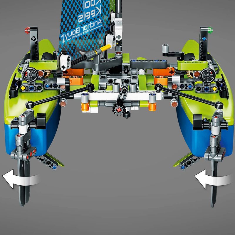 Jucarii, Copii si Bebe - Jucarii si jocuri - Seturi de constructie si cuburi - Seturi de constructie - LEGO Technic catamaran 42105 - Infinity.ro
