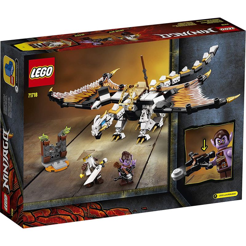 Jucarii, Copii si Bebe - Jucarii si jocuri - Seturi de constructie si cuburi - Seturi de constructie - LEGO Ninjago dragonul de lupta al lui Wu 71718 - Infinity.ro