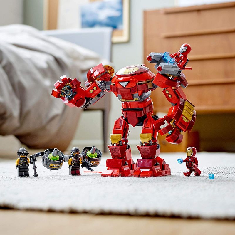 Jucarii, Copii si Bebe - Jucarii si jocuri - Seturi de constructie si cuburi - Seturi de constructie - LEGO super heroes Iron Man Hulkbuster contra aim. agent 76164 - Infinity.ro