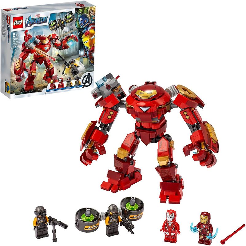 Jucarii, Copii si Bebe - Jucarii si jocuri - Seturi de constructie si cuburi - Seturi de constructie - LEGO super heroes Iron Man Hulkbuster contra aim. agent 76164 - Infinity.ro