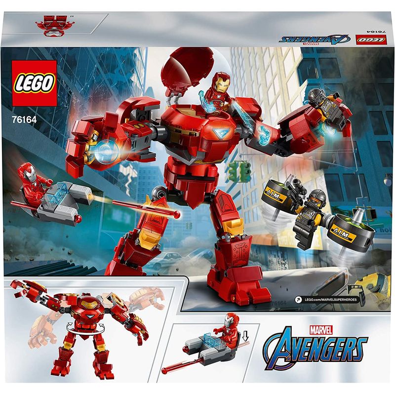 Jucarii, Copii si Bebe - Jucarii si jocuri - Seturi de constructie si cuburi - Seturi de constructie - LEGO super heroes Iron Man Hulkbuster contra aim. agent 76164 - Infinity.ro