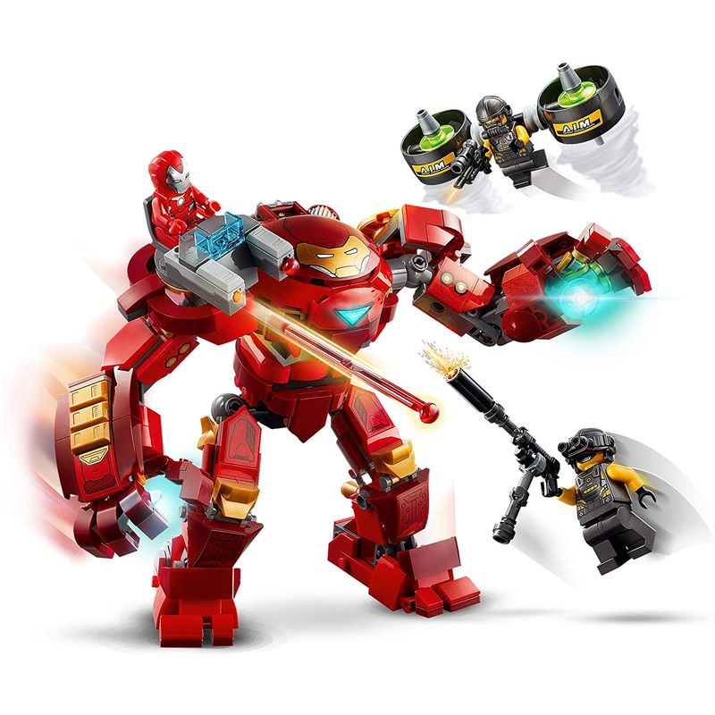 Jucarii, Copii si Bebe - Jucarii si jocuri - Seturi de constructie si cuburi - Seturi de constructie - LEGO super heroes Iron Man Hulkbuster contra aim. agent 76164 - Infinity.ro