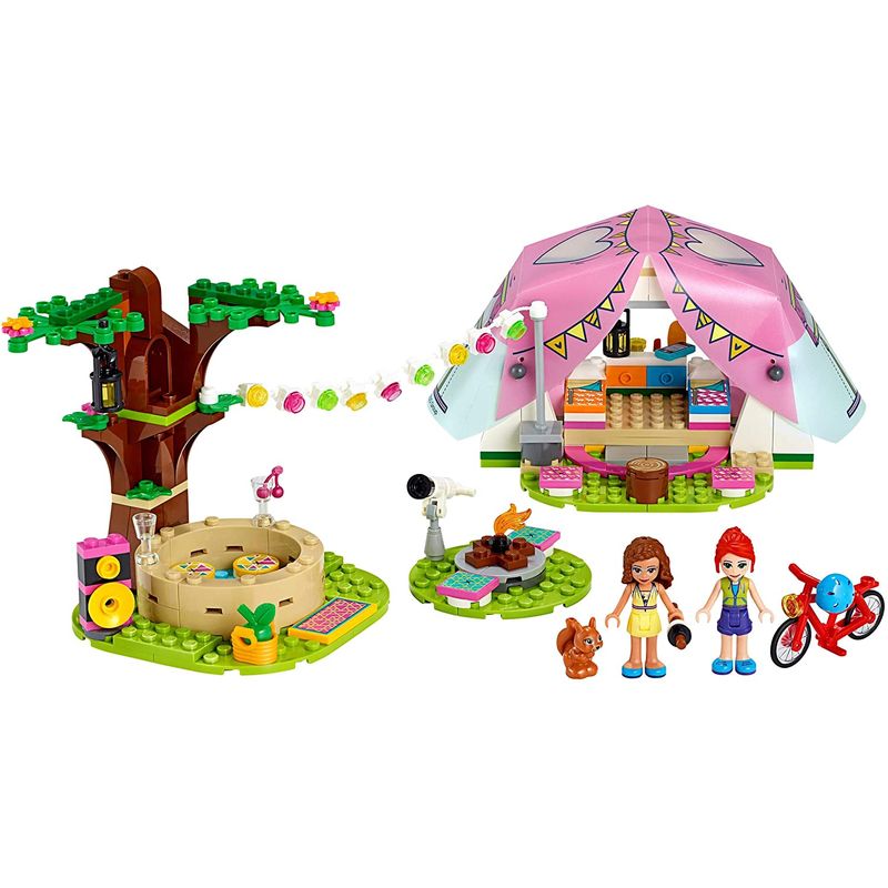 Jucarii, Copii si Bebe - Jucarii si jocuri - Seturi de constructie si cuburi - Seturi de constructie - LEGO Friends camping luxos in natura 41392 - Infinity.ro