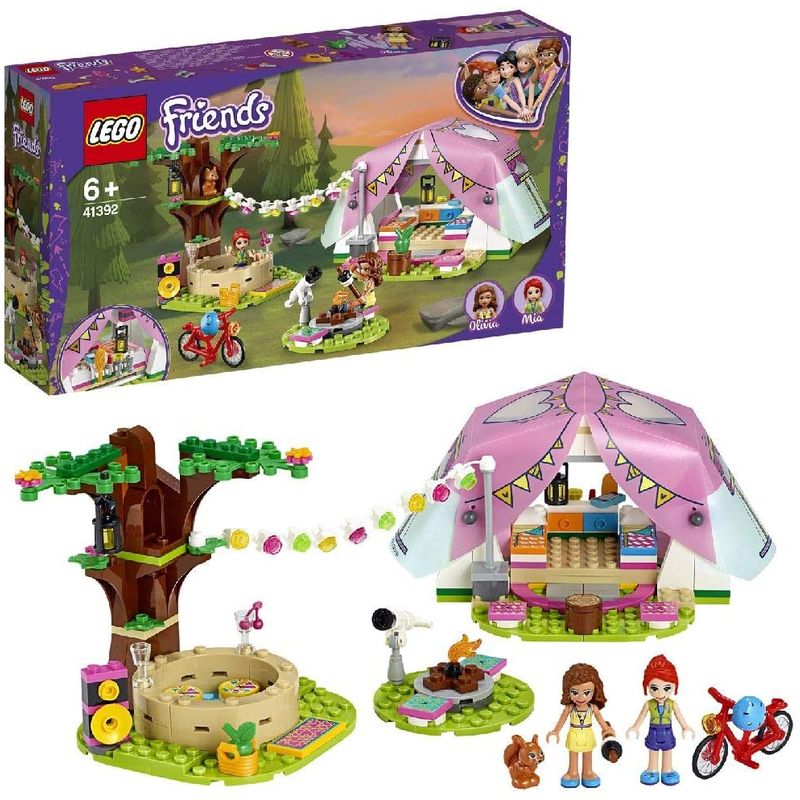 Jucarii, Copii si Bebe - Jucarii si jocuri - Seturi de constructie si cuburi - Seturi de constructie - LEGO Friends camping luxos in natura 41392 - Infinity.ro