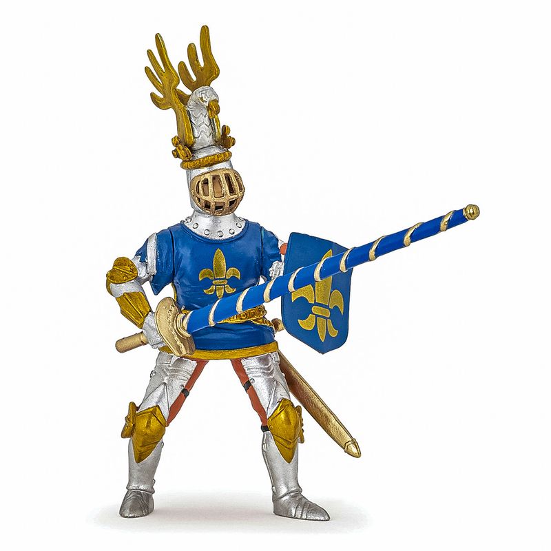Jucarii, Copii si Bebe - Jucarii si jocuri - Figurine - Papo figurina cavaler crin albastru - Infinity.ro