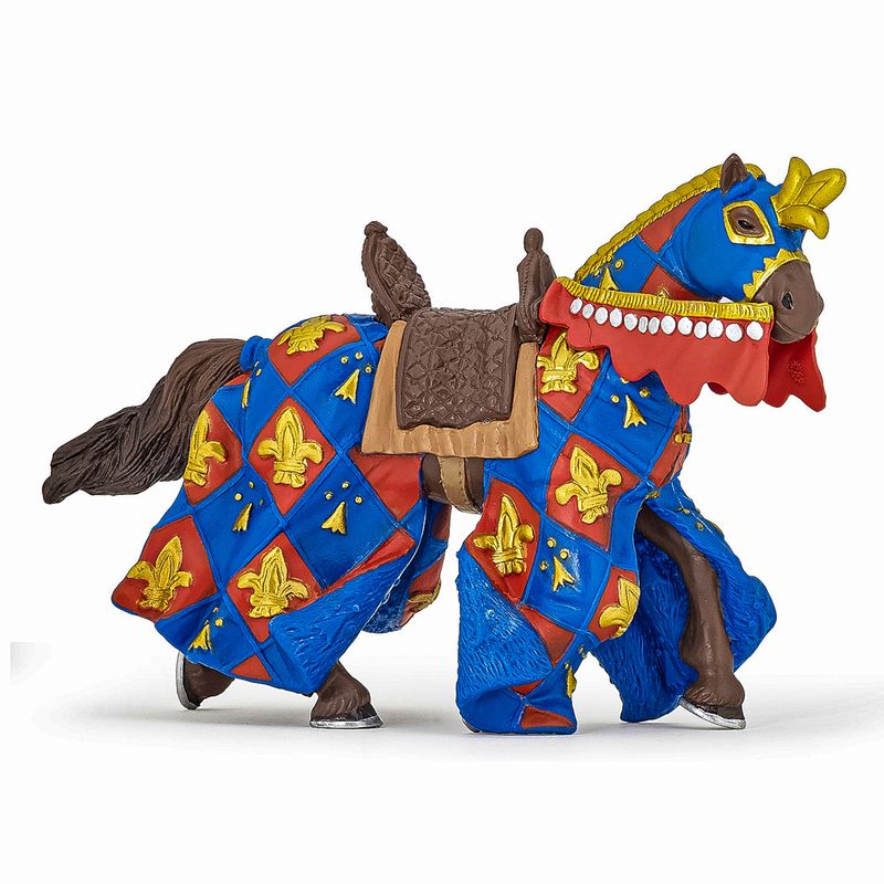 Jucarii, Copii si Bebe - Jucarii si jocuri - Figurine - Papo figurina cal crin albastru - Infinity.ro