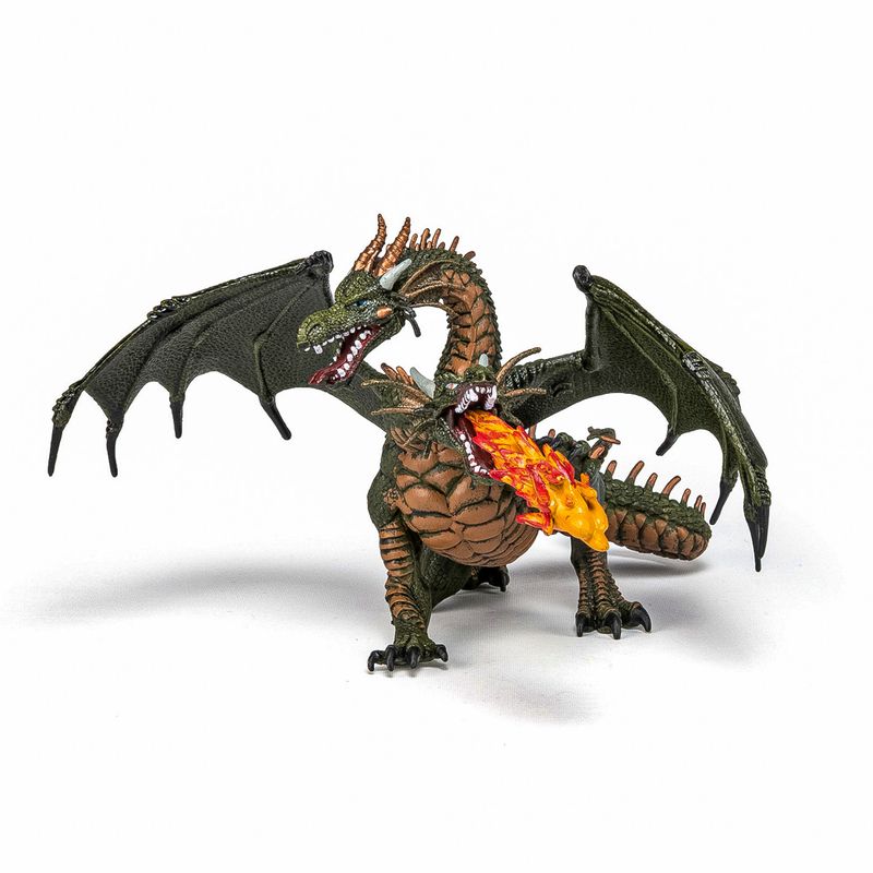 Jucarii, Copii si Bebe - Jucarii si jocuri - Figurine - Papo figurina dragon cu 2 capete - Infinity.ro