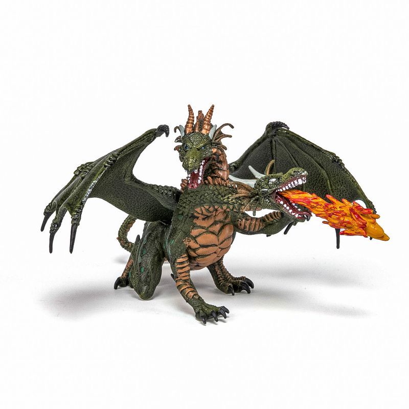 Jucarii, Copii si Bebe - Jucarii si jocuri - Figurine - Papo figurina dragon cu 2 capete - Infinity.ro