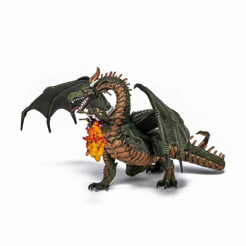 Jucarii, Copii si Bebe - Jucarii si jocuri - Figurine - Papo figurina dragon cu 2 capete - Infinity.ro