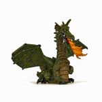 Jucarii, Copii si Bebe - Jucarii si jocuri - Figurine - Papo figurina dragon verde inaripat cu flacara - Infinity.ro