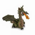 Jucarii, Copii si Bebe - Jucarii si jocuri - Figurine - Papo figurina dragon verde inaripat cu flacara - Infinity.ro