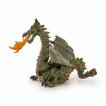 Jucarii, Copii si Bebe - Jucarii si jocuri - Figurine - Papo figurina dragon verde inaripat cu flacara - Infinity.ro
