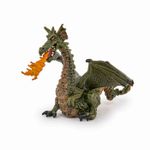 Jucarii, Copii si Bebe - Jucarii si jocuri - Figurine - Papo figurina dragon verde inaripat cu flacara - Infinity.ro