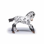 Jucarii, Copii si Bebe - Jucarii si jocuri - Figurine - Papo figurina manz appaloosa negru - Infinity.ro