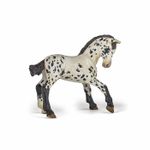 Jucarii, Copii si Bebe - Jucarii si jocuri - Figurine - Papo figurina manz appaloosa negru - Infinity.ro