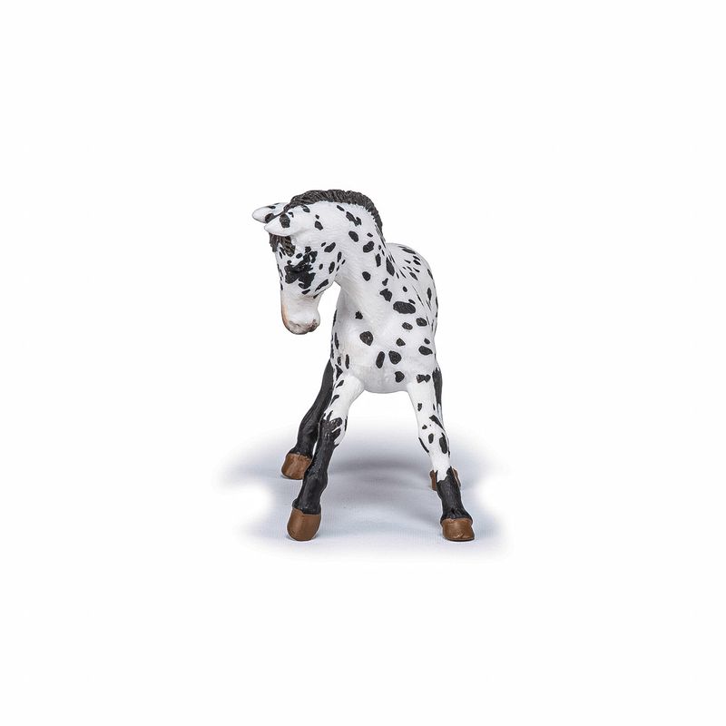 Jucarii, Copii si Bebe - Jucarii si jocuri - Figurine - Papo figurina manz appaloosa negru - Infinity.ro