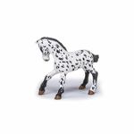 Jucarii, Copii si Bebe - Jucarii si jocuri - Figurine - Papo figurina manz appaloosa negru - Infinity.ro