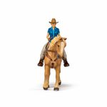Jucarii, Copii si Bebe - Jucarii si jocuri - Figurine - Papo figurina set cowgirl (vacarita) pe cal usa - Infinity.ro