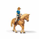 Jucarii, Copii si Bebe - Jucarii si jocuri - Figurine - Papo figurina set cowgirl (vacarita) pe cal usa - Infinity.ro