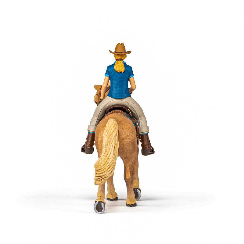 Jucarii, Copii si Bebe - Jucarii si jocuri - Figurine - Papo figurina set cowgirl (vacarita) pe cal usa - Infinity.ro