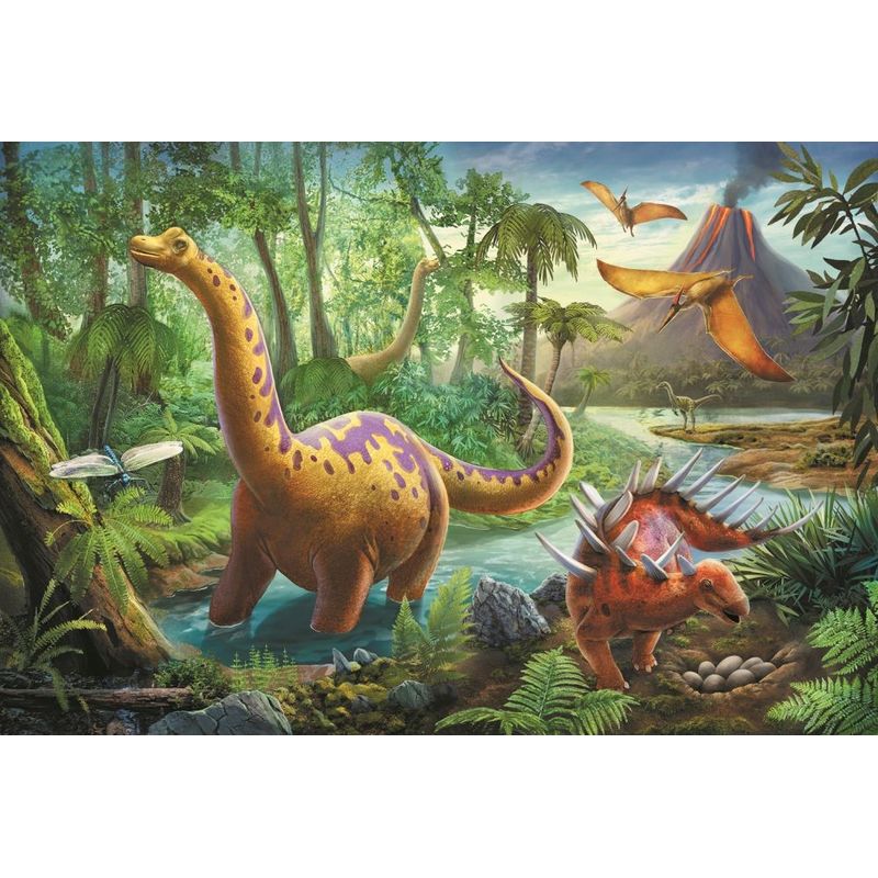 Jucarii, Copii si Bebe - Jucarii si jocuri - Jocuri si puzzle - Puzzle - Puzzle Trefl 60 migratia dinozaurilor - Infinity.ro