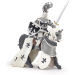 Jucarii, Copii si Bebe - Jucarii si jocuri - Figurine - Papo figurina cavaler cu pene alb - Infinity.ro