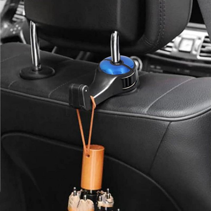 Auto si Moto - Anvelope si jante - Jante auto - Carlig multifunctional  pentru agatarea gentilor, hainelor, telefoanelor in masina, YDM, albastru - Infinity.ro