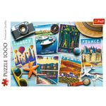 Jucarii, Copii si Bebe - Jucarii si jocuri - Jocuri si puzzle - Puzzle - Puzzle Trefl 1000 carti postale - Infinity.ro