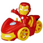 Jucarii, Copii si Bebe - Jucarii si jocuri - Figurine - Spidey prietenii extraordinari set vehicul si figurina Iron Man - Infinity.ro