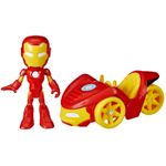 Jucarii, Copii si Bebe - Jucarii si jocuri - Figurine - Spidey prietenii extraordinari set vehicul si figurina Iron Man - Infinity.ro