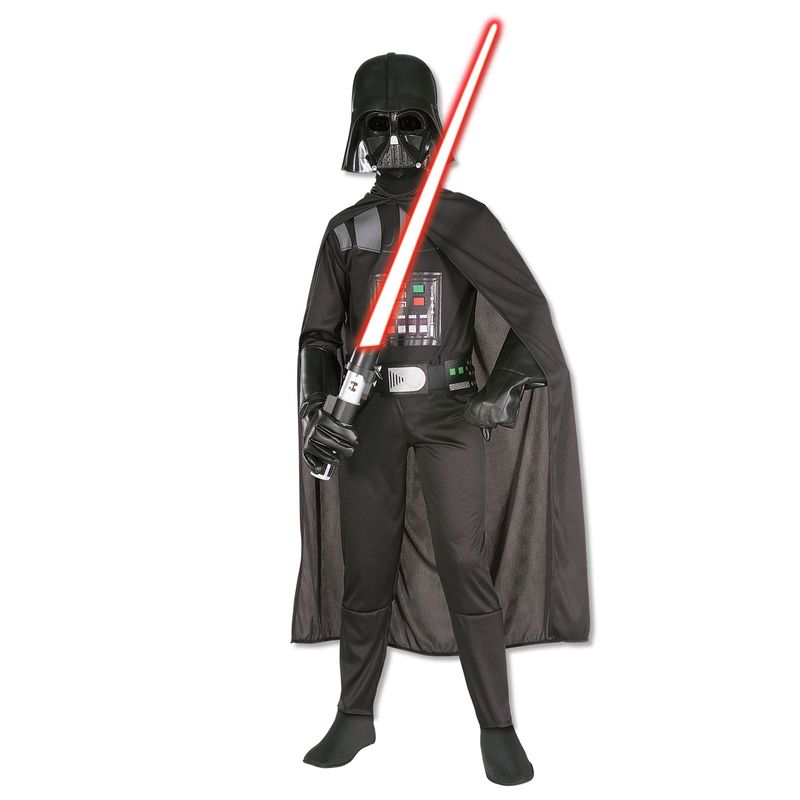 Jucarii, Copii si Bebe - Jucarii si jocuri - Jucarii de rol - Masti si costume copii - Costum Darth Vader, Star Wars pentru baiat 5-6 ani 116 cm - Infinity.ro