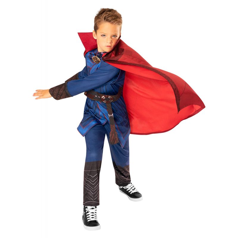 Jucarii, Copii si Bebe - Jucarii si jocuri - Jucarii de rol - Masti si costume copii - Costum Doctor Strange Deluxe, pentru baieti 9-10 ani 140 cm - Infinity.ro