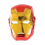 Jucarii, Copii si Bebe - Jucarii si jocuri - Jucarii de rol - Masti si costume copii - Masca Iron Man metalizata, pentru copii, 20 cm - Infinity.ro