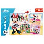 Jucarii, Copii si Bebe - Jucarii si jocuri - Jocuri si puzzle - Puzzle - Puzzle Trefl 60 minunata Minnie - Infinity.ro