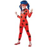 Jucarii, Copii si Bebe - Jucarii si jocuri - Jucarii de rol - Masti si costume copii - Costum Miraculous Buburuza Deluxe pentru fete - Ladybug 9-10 ani 140 cm - Infinity.ro
