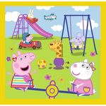 Jucarii, Copii si Bebe - Jucarii si jocuri - Jocuri si puzzle - Puzzle - Puzzle Trefl 3 in 1 Peppa Pig o zi aniversara - Infinity.ro