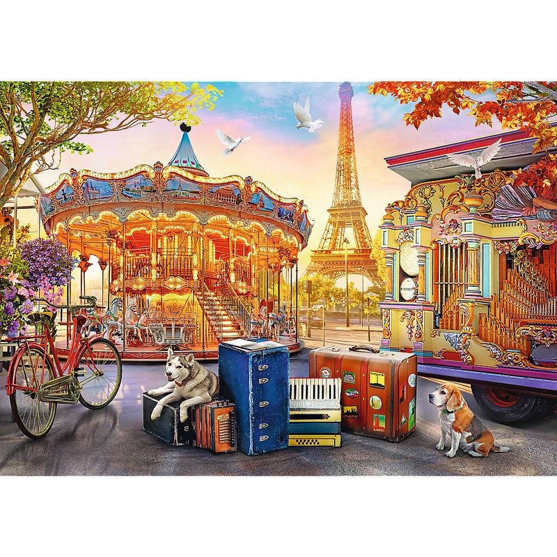 Jucarii, Copii si Bebe - Jucarii si jocuri - Jocuri si puzzle - Puzzle - Puzzle trefl 500 sarbatoare in Paris - Infinity.ro