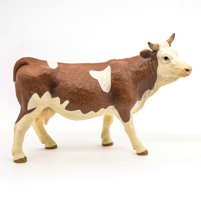 Jucarii, Copii si Bebe - Jucarii si jocuri - Figurine - Papo figurina vaca simmental - Infinity.ro
