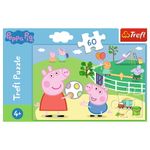 Jucarii, Copii si Bebe - Jucarii si jocuri - Jocuri si puzzle - Puzzle - Puzzle Trefl 60 Peppa Pig distractie cu prietenii - Infinity.ro
