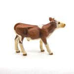 Jucarii, Copii si Bebe - Jucarii si jocuri - Figurine - Papo figurina vitel simmental - Infinity.ro