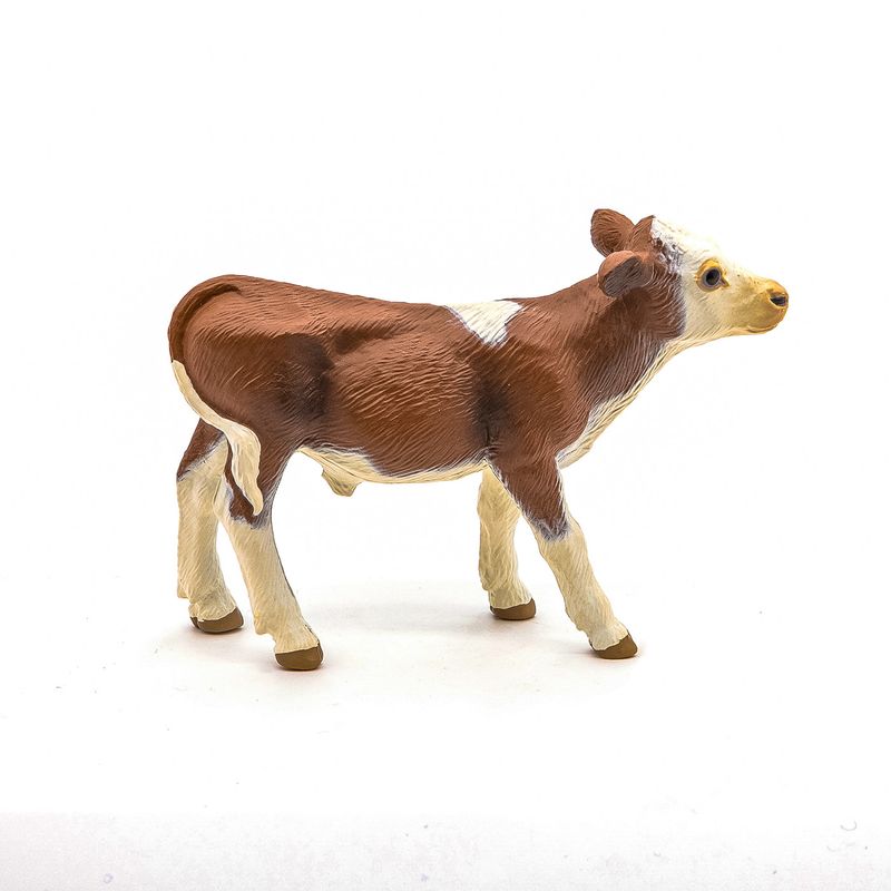Jucarii, Copii si Bebe - Jucarii si jocuri - Figurine - Papo figurina vitel simmental - Infinity.ro