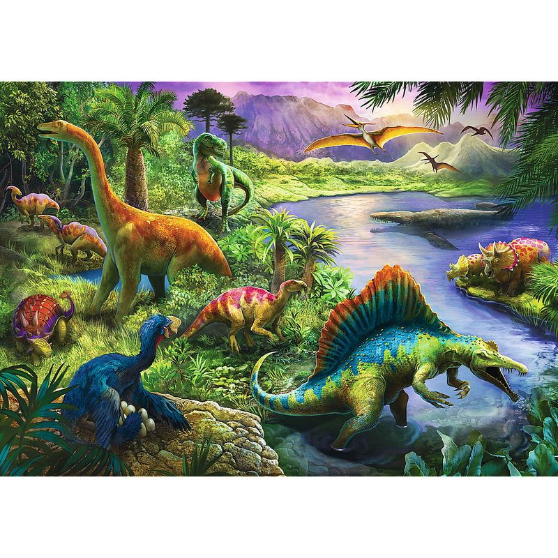 Jucarii, Copii si Bebe - Jucarii si jocuri - Jocuri si puzzle - Puzzle - Puzzle Trefl 200 lumea dinozaurilor - Infinity.ro