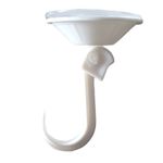 Casa si Gradina - Sanitare - Suporturi si accesorii baie - Accesorii baie - Set 4 cuiere pentru baie sau bucatarie, alb, VT303 - Infinity.ro